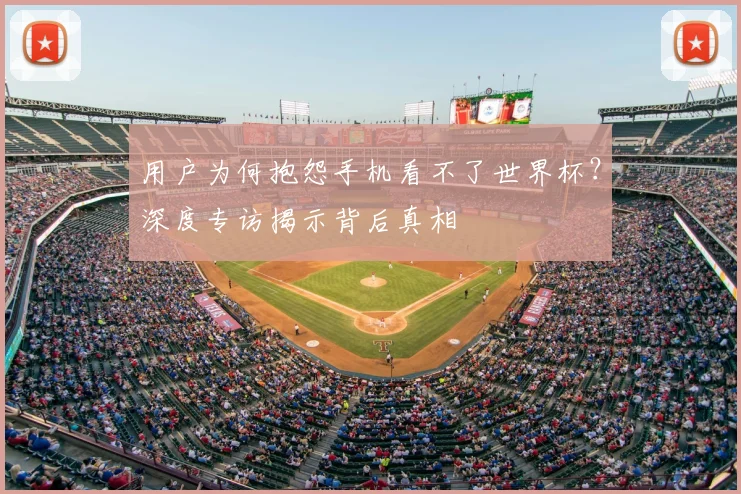 用户为何抱怨手机看不了世界杯？深度专访揭示背后真相